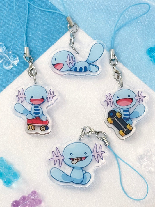 Wooper Meme Phone Charms