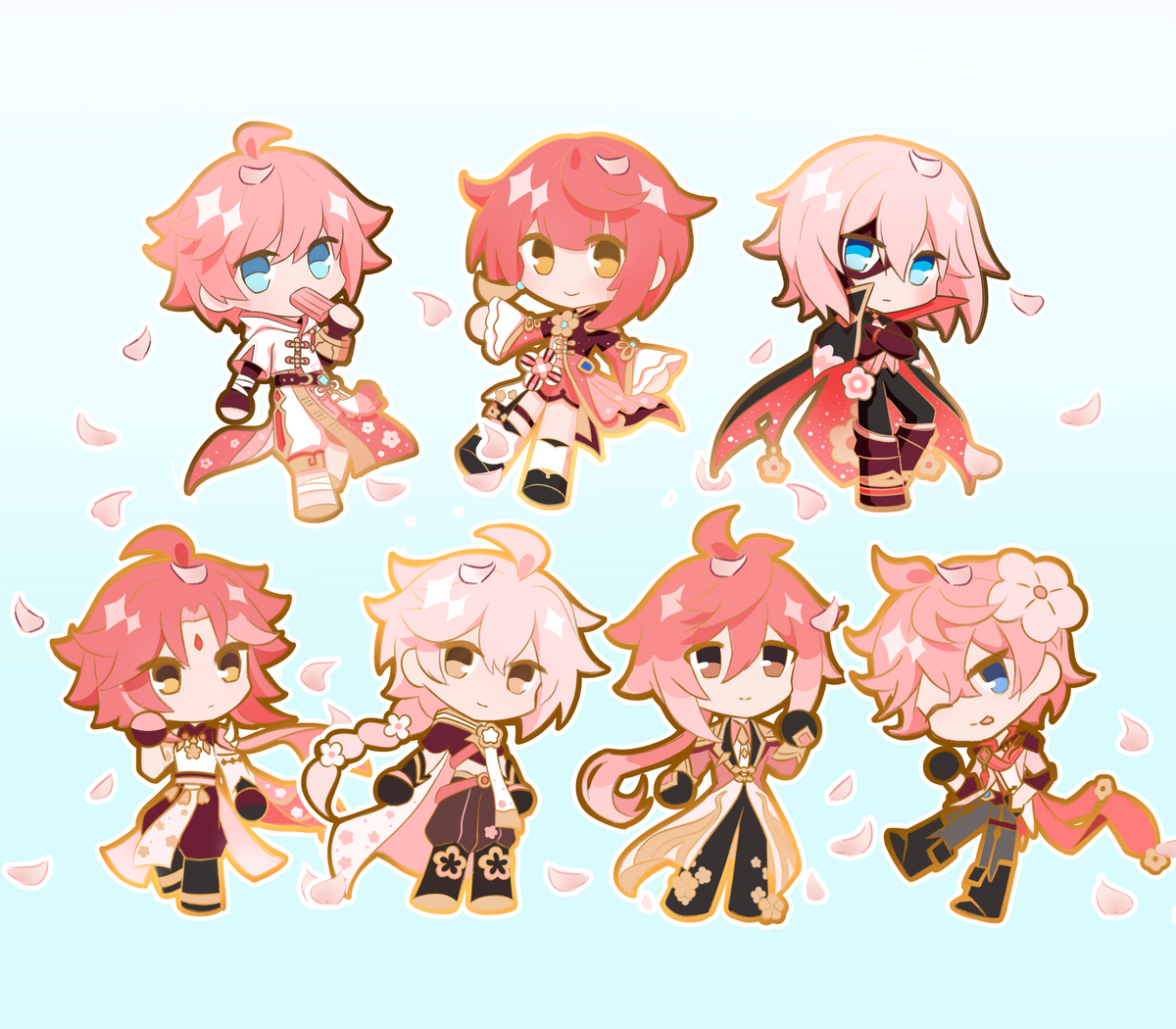 Sakura Pins, Liyue